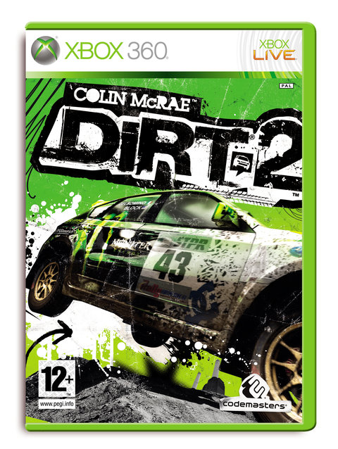 DiRT 2 okadka Xbox 360